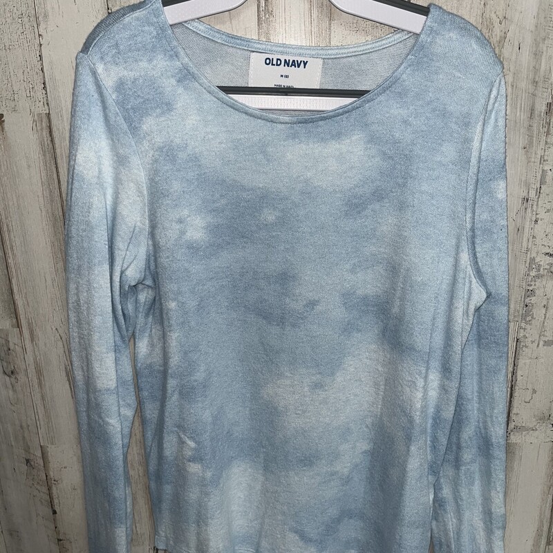 8 Blue Dye Knit Top, Blue, Size: Girl 7/8