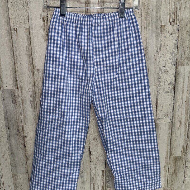 5/6 Blue Gingham Pants, Blue, Size: Boy 5-8