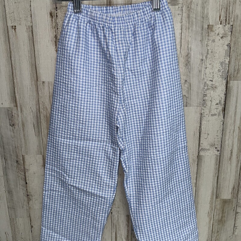 5/6 Blue Seersucker Pants, Blue, Size: Boy 5-8