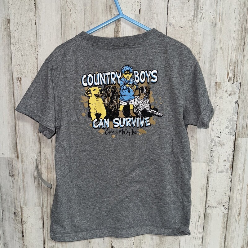 6x Grey Country Boys Tee