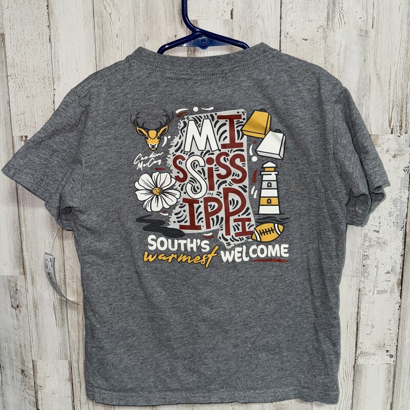 6x Grey Mississippi Tee