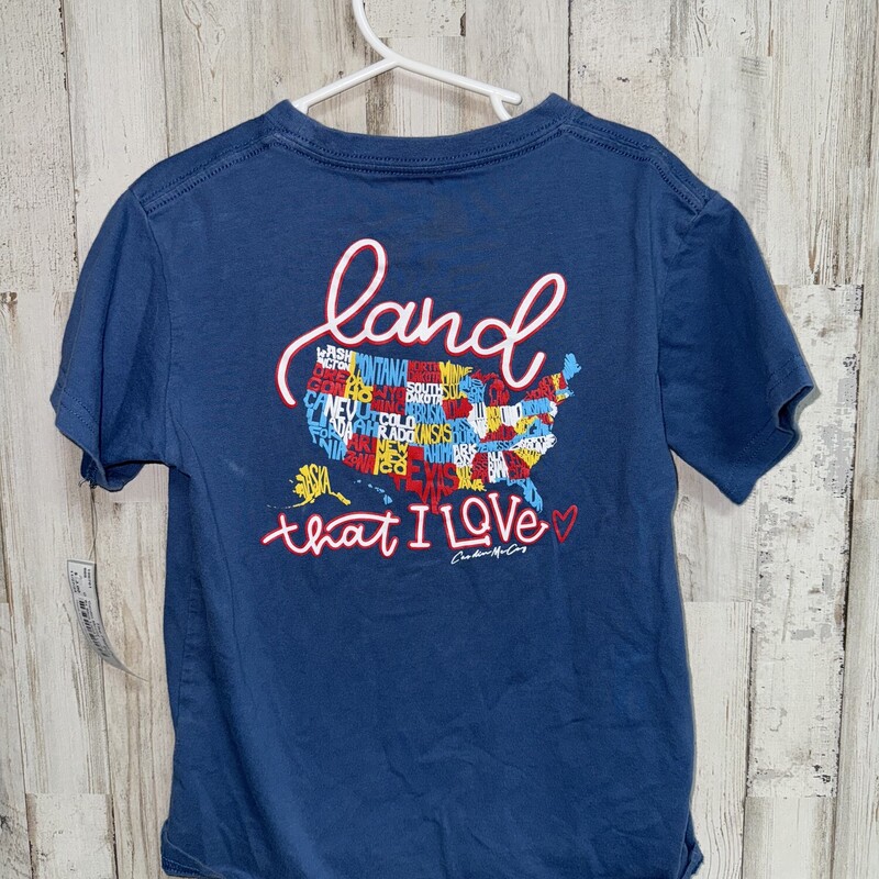 6x Blue Land I Love Tee