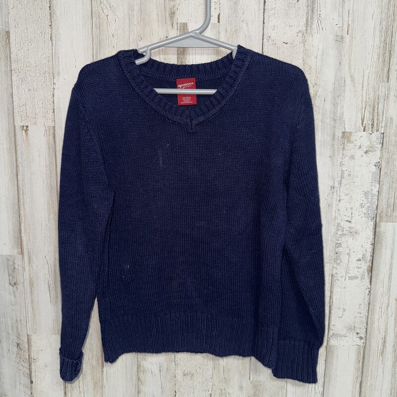 6x Navy V Neck Sweater