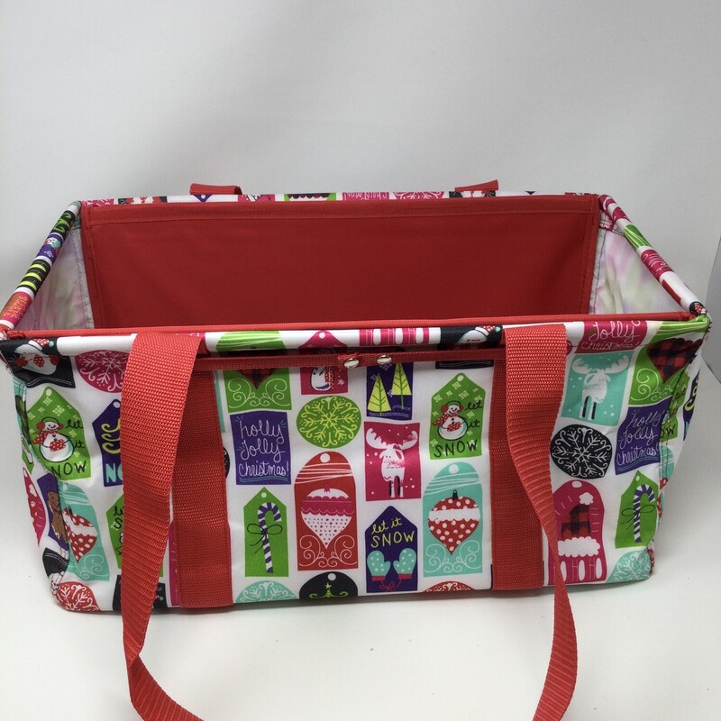 Christmas Tote, Multi, Size: 10X19