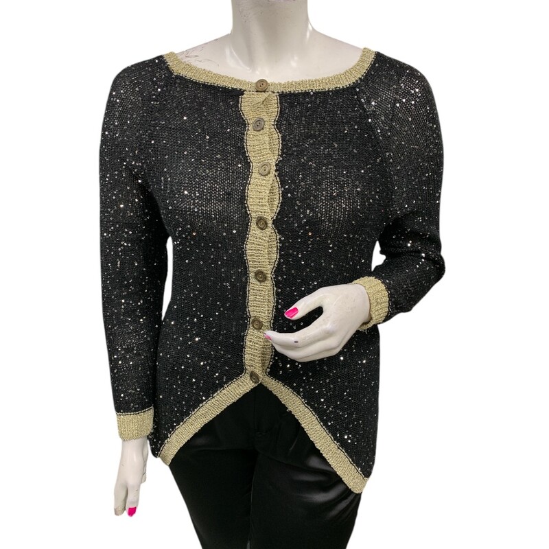 N/a Sparkling, Blk/gold, Size: XL