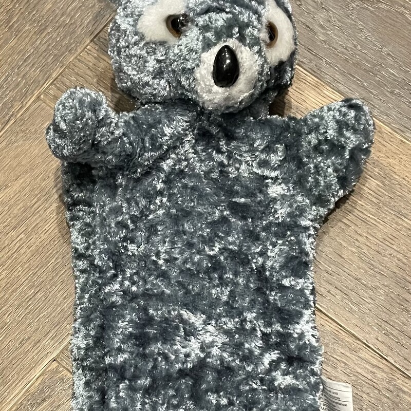 Koala Hand Puppet, Grey, Size: Pre-owned