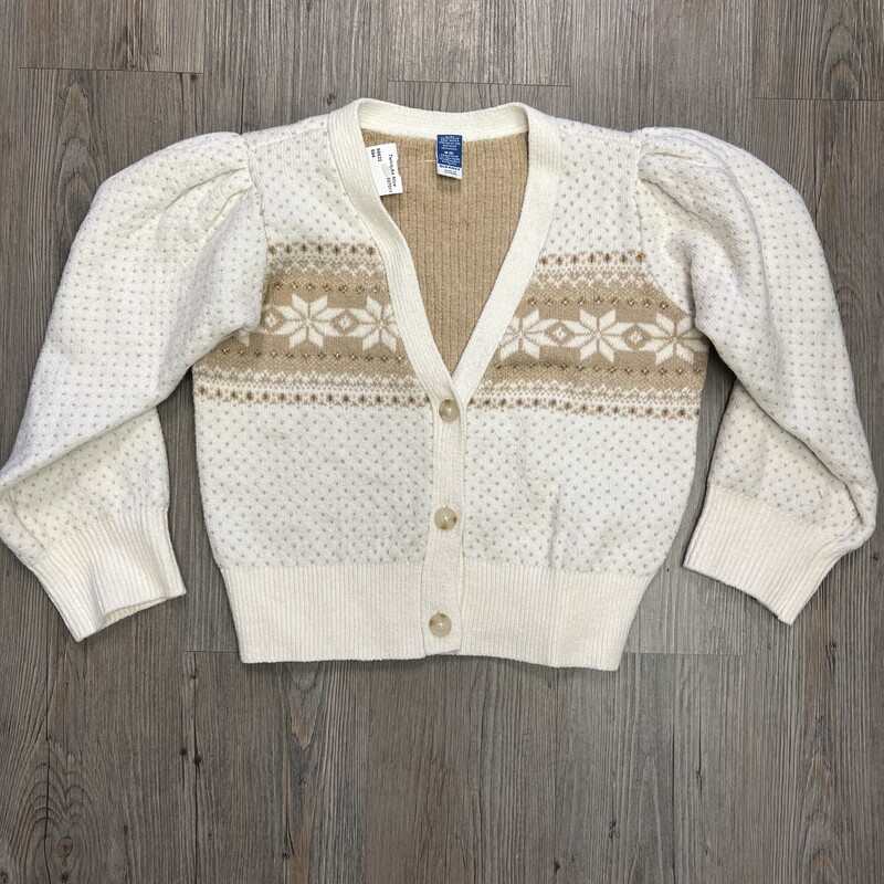 Old Navy Snowflake Cardigan, Cream/Tan, Size: 8Y
Thick Winter Sweater