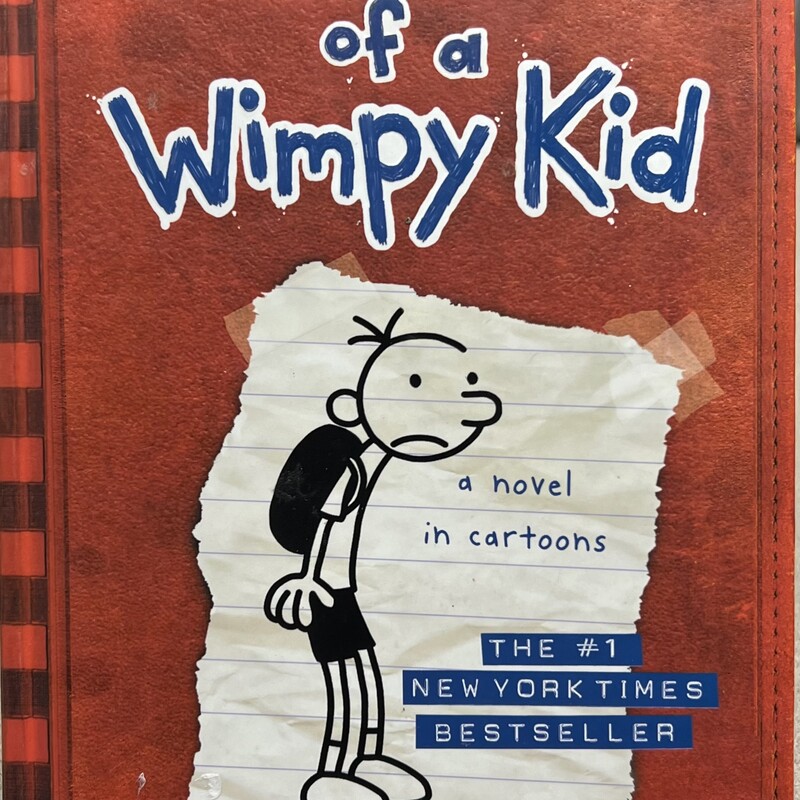 Diary Of A Wimpy Kid #1, Red, Size: Hardcover