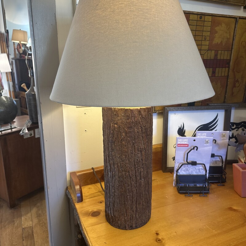 Ceramic Log Lamp