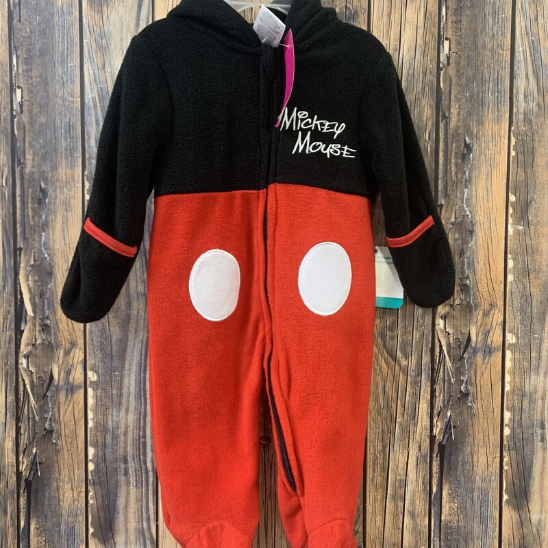 Blk/red Mickey Outfit, Size: 3/6m