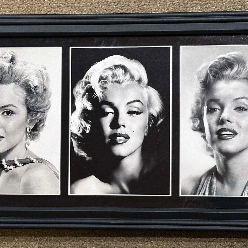 Framed Marilyn Monroe Tri