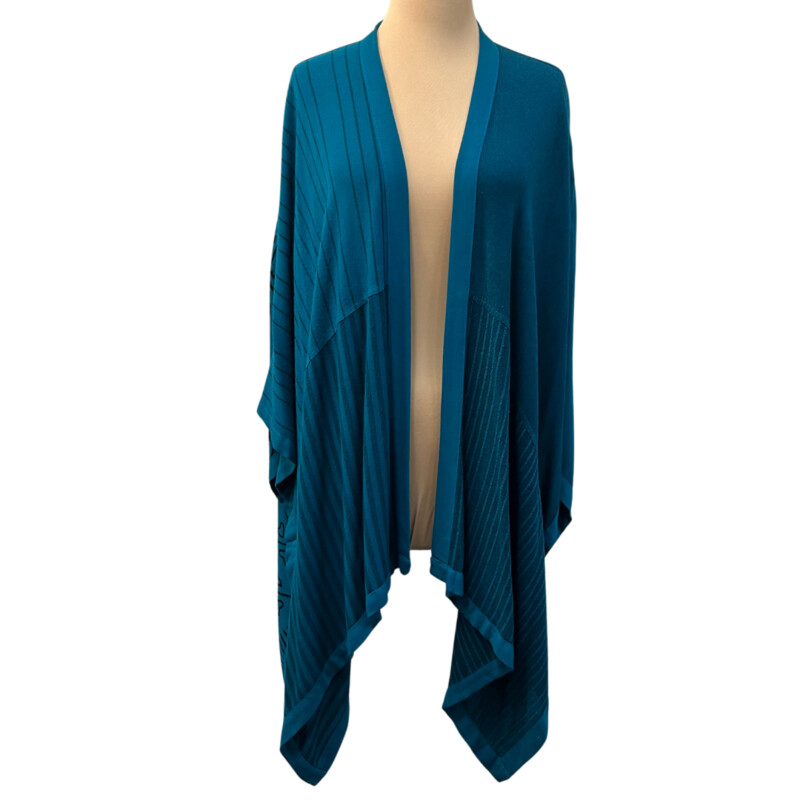 Dairi Kimono Open Cardi<br />
Cotton Blend<br />
Color: Turquoise<br />
One Size