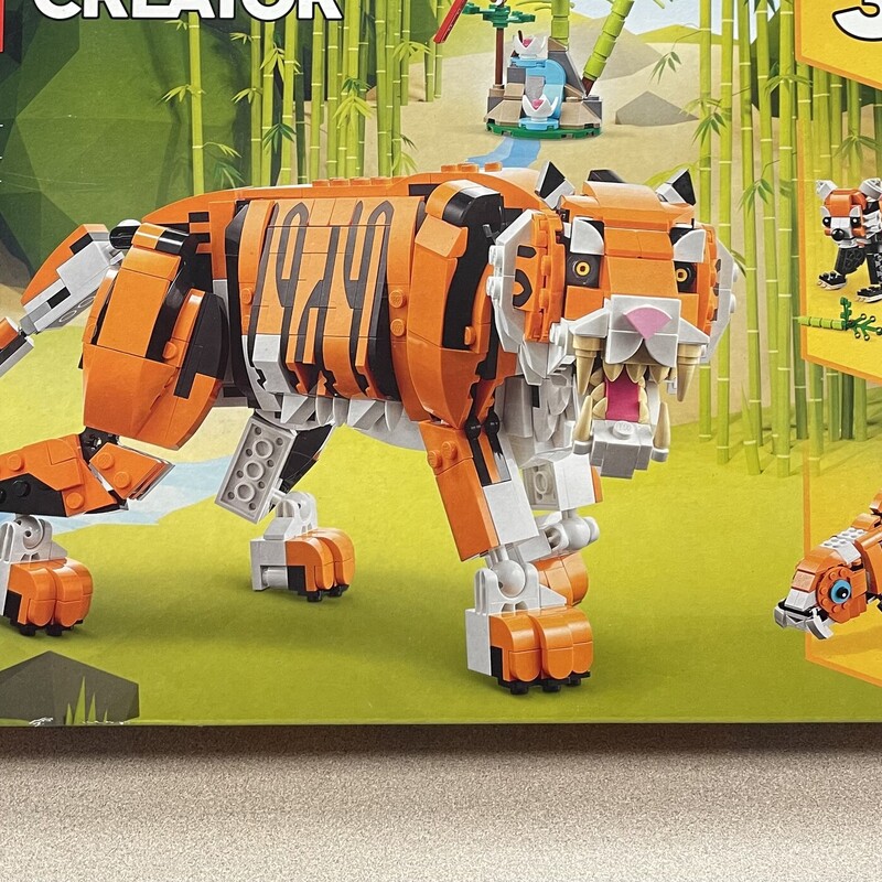 Lego 3 In 1 Majestic Tige, Multi, Size: Pre-owned
AS IS