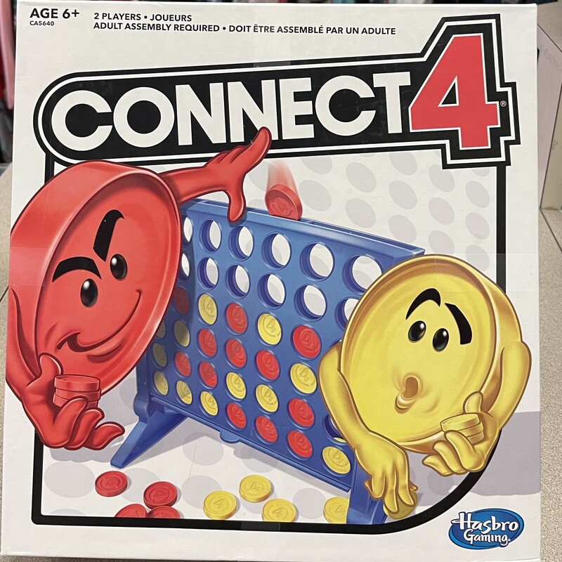 Connect 4 Game, Multi, Size: Pre-owned