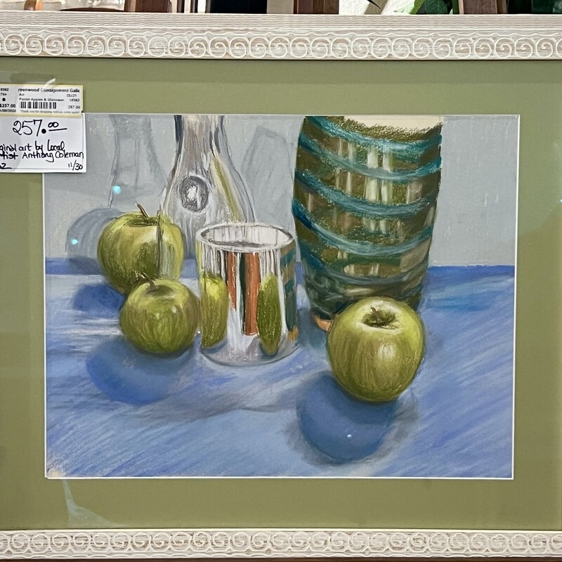 Origina Pastel by local artist Anthony Coleman
Size: 25x21