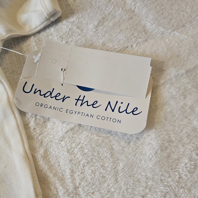 NEW UNDER THE NILE ONESIE, WHITE, Size: 6-9 MONTHS
