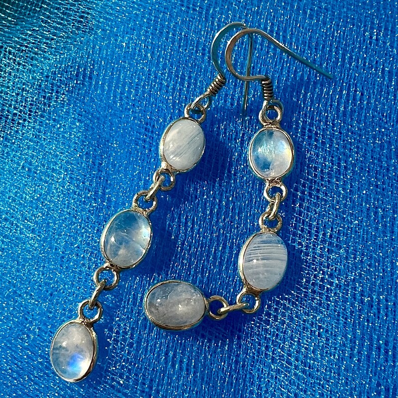 Moonstone earrings