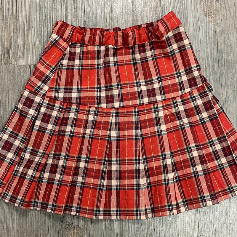 H&M Pleated Skirt, Multi, Size: 8-9Y