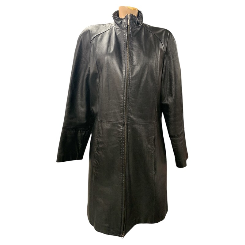 Danier Leather, Black, Size: L