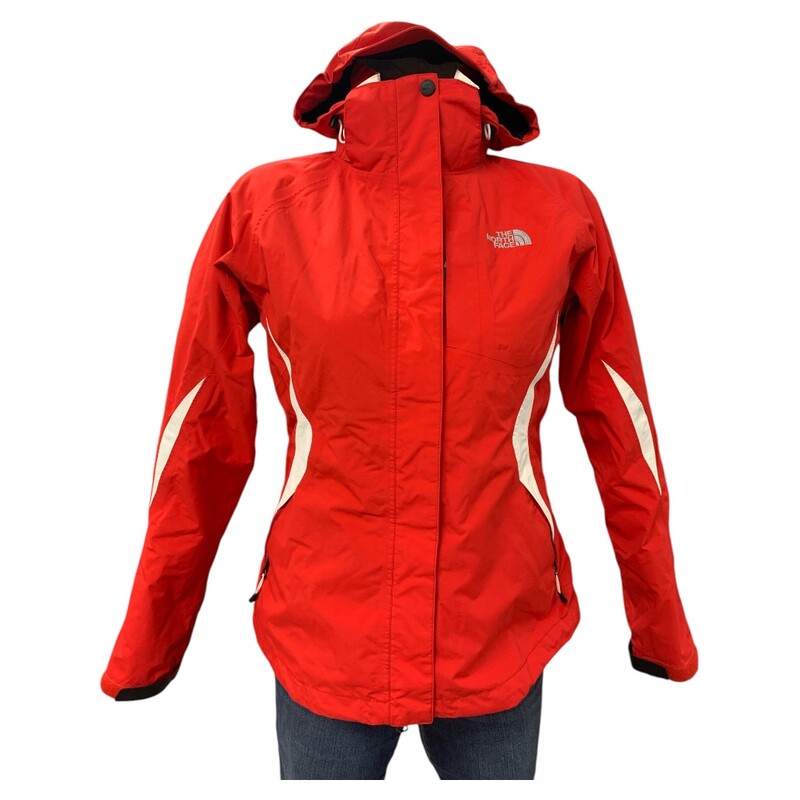 The NOrth Face Jacket, Red/whit, Size: S