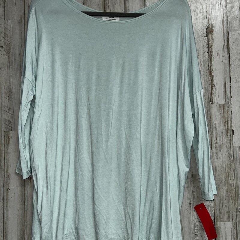 S Lt Blue Piko Top