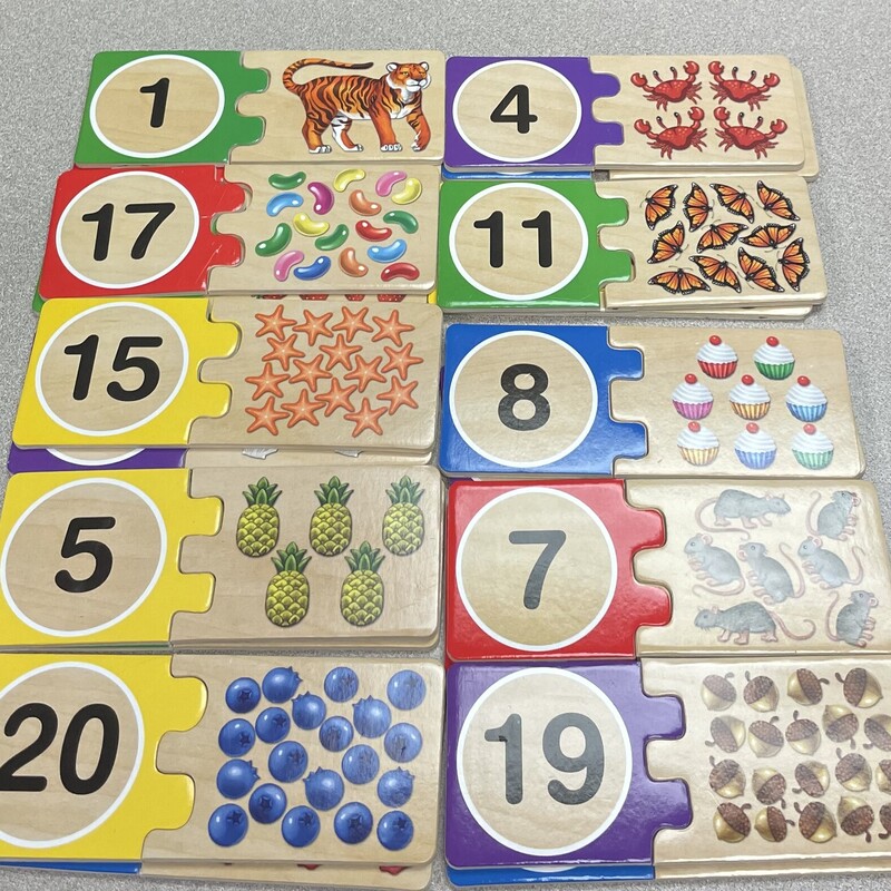 M&D Wooden Puzzle, Multi, Size: Pre-owned