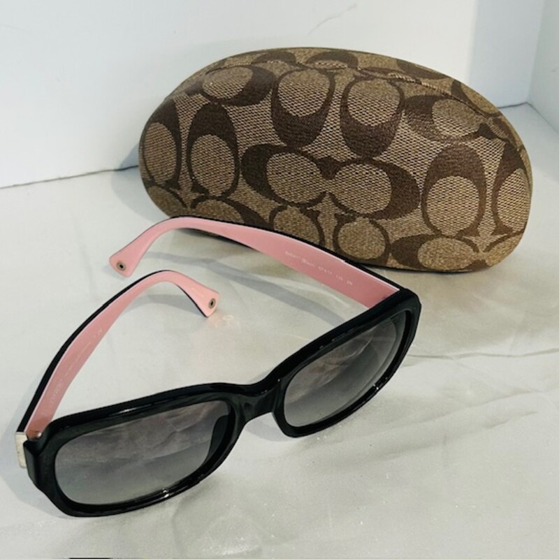 Coach 5053 Logo Sunglasses
Black Pink
Size: None