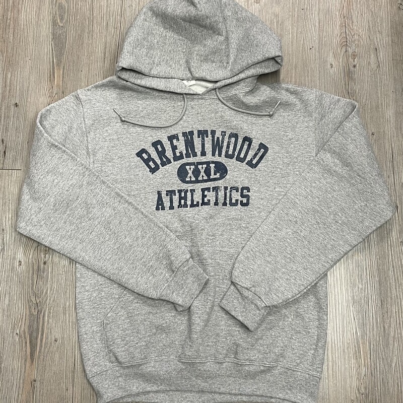 Brentwood Pullover Hoodie, Grey, Size: 14Y+