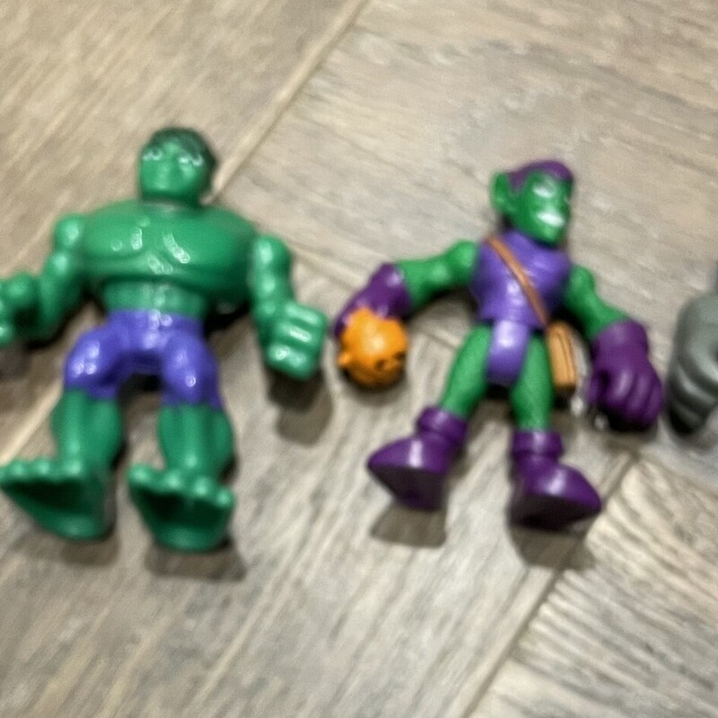 Marvel Action Figures, Multi, Size: 4pc