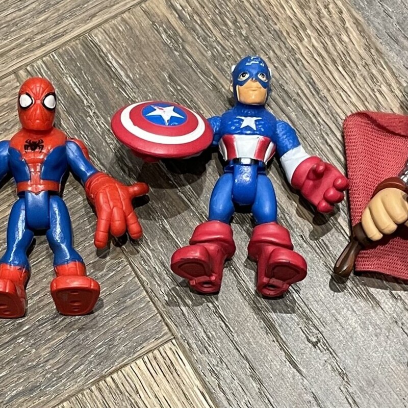 Marvel Action Figures, Multi, Size: 4pcs