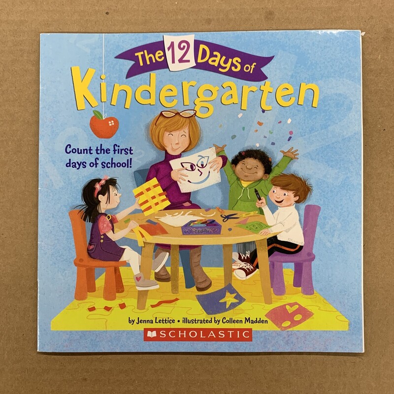 The 12 Days Of Kindergart, Size: Back, Item: Paper