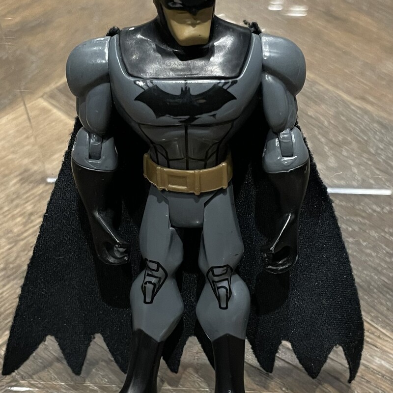 Batman Action Figure, Grey, Size: 5 Inch