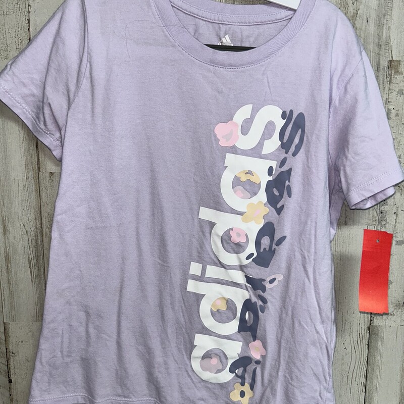 7/8 Purple Logo Tee, Purple, Size: Girl 7/8