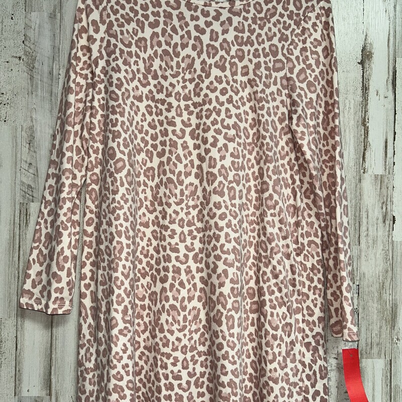 10/12 Pink Leopard Dress, Pink, Size: Girl 10 Up