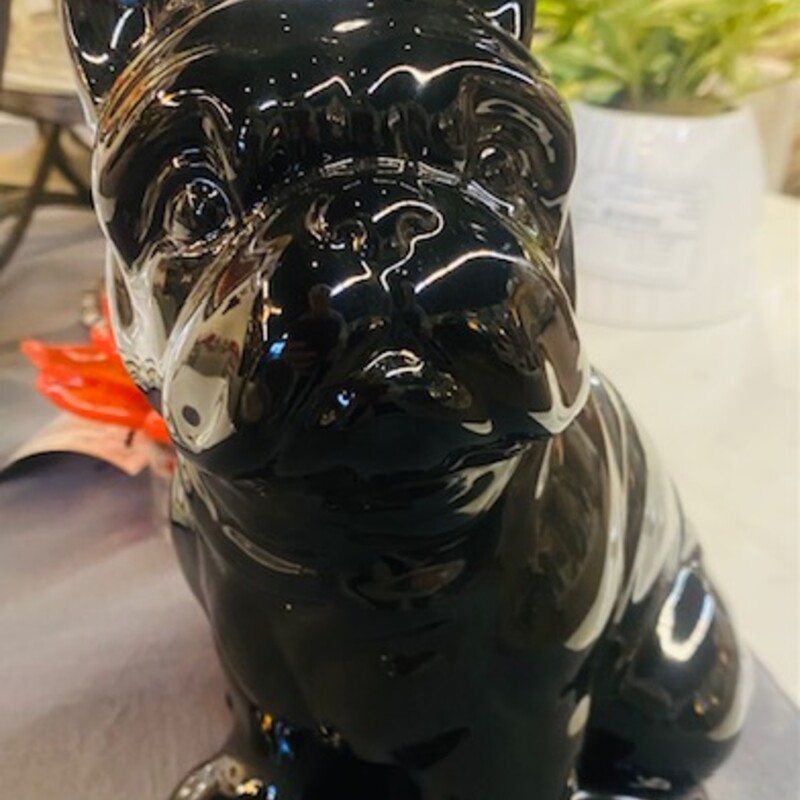 Ceramic Bulldog
Black Ceramic
Size: 8x9H