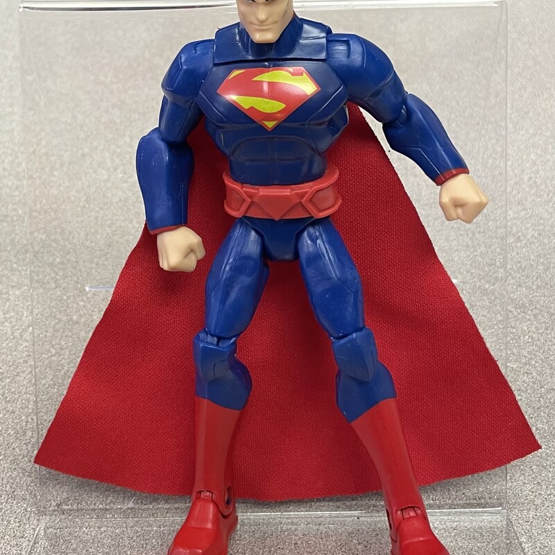 Superman Action Figure, Blue/red, Size: 6 Inch