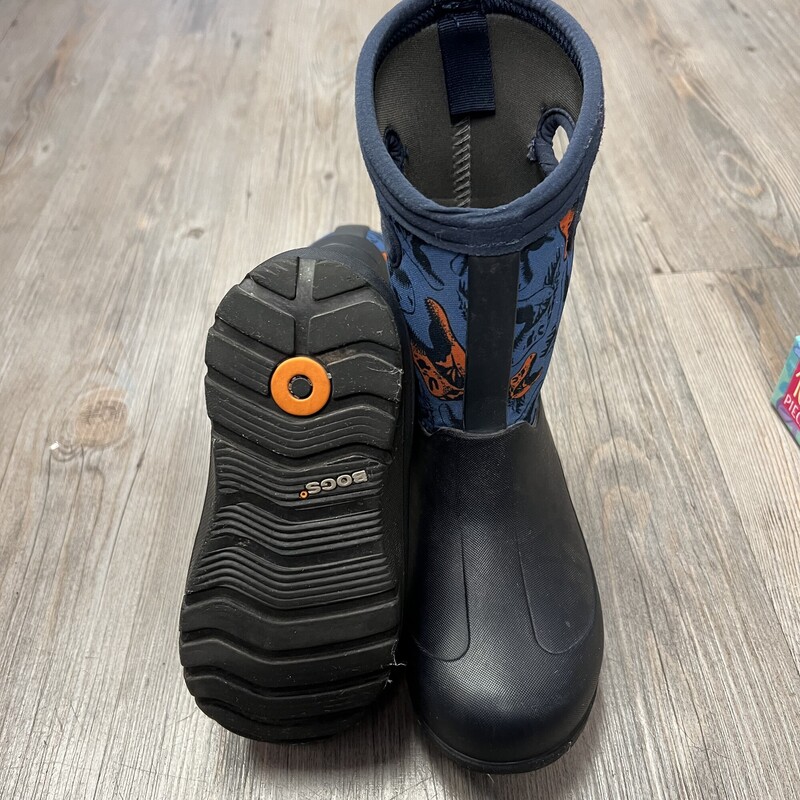 Bogs Winter Boots, Dinosaur, Size: 11Y