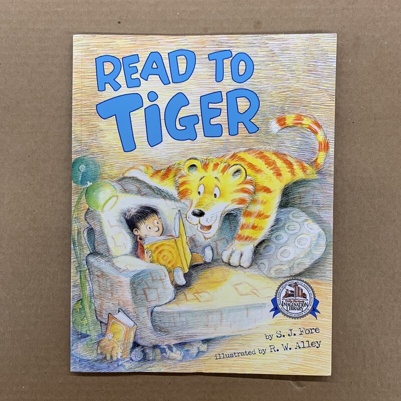 Read To Tiger, Size: Back, Item: Paper