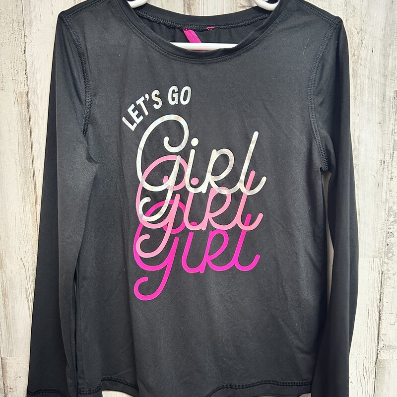 6X Lets Go Girl Longsleev, Black, Size: Girl 6/6x