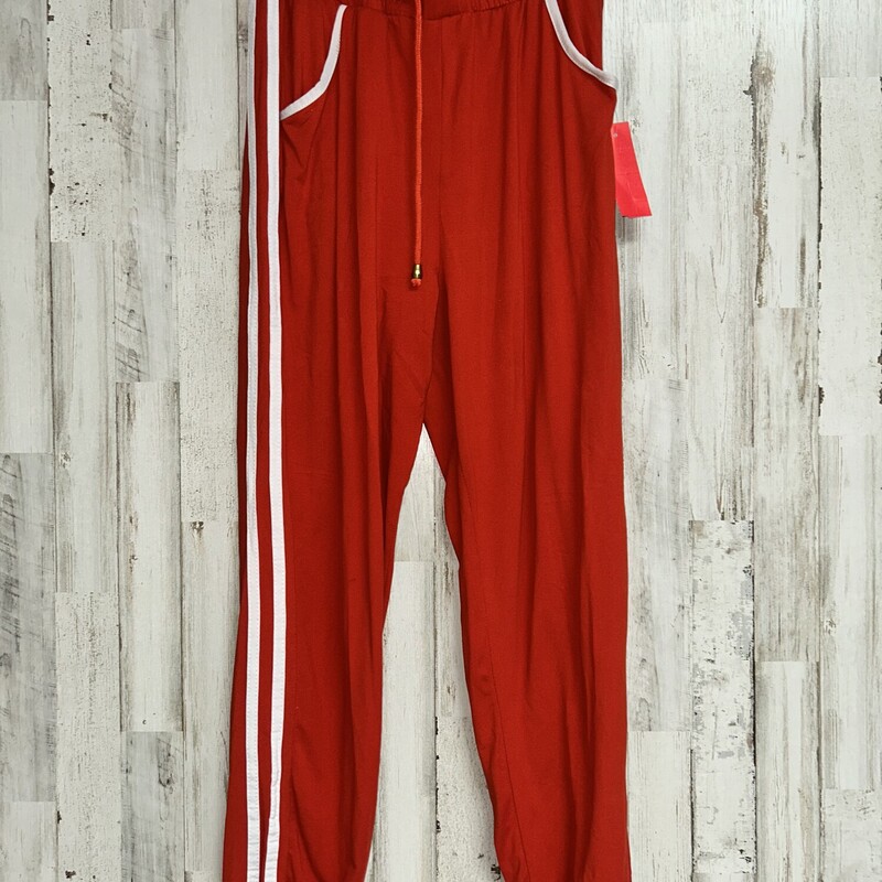 L/XL Red Stripe Joggers