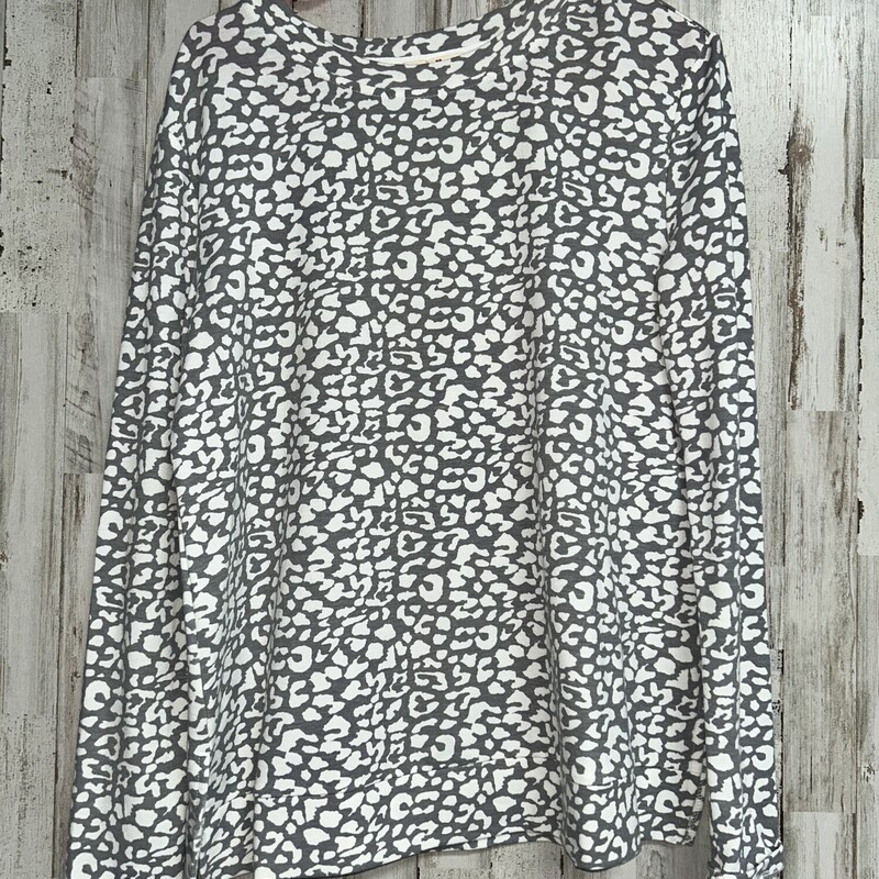 S Grey Leopard Longsleeve