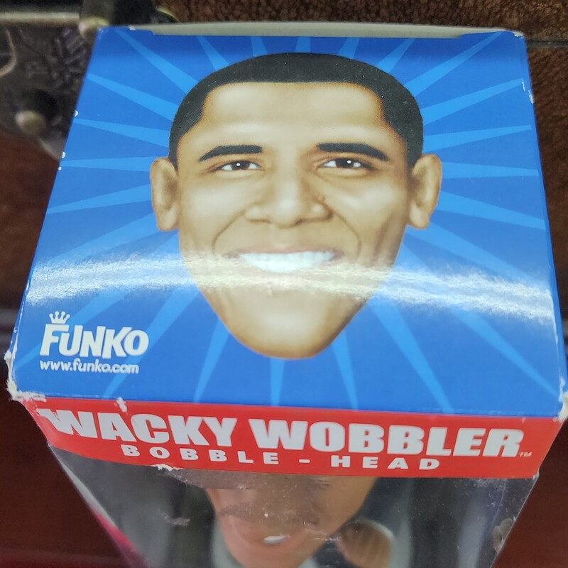 Obama Figurine, In Box, Size: Bobble Head