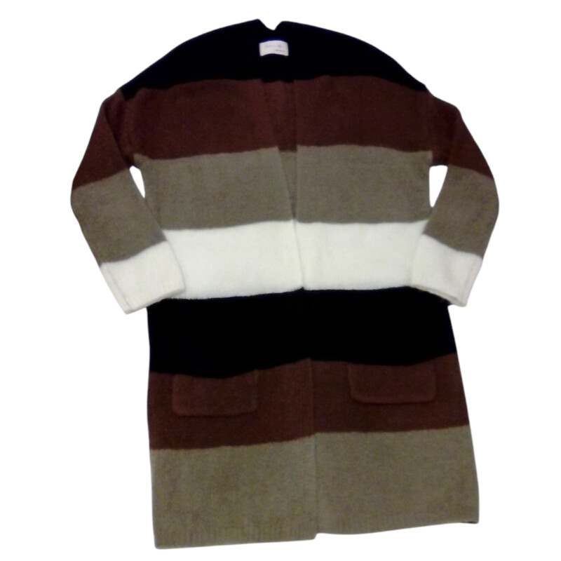 Brown Stripe Cardigan
