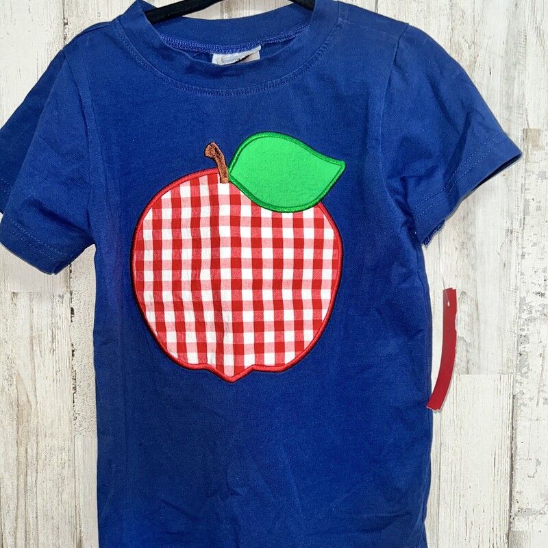 4 Navy Apple Tee