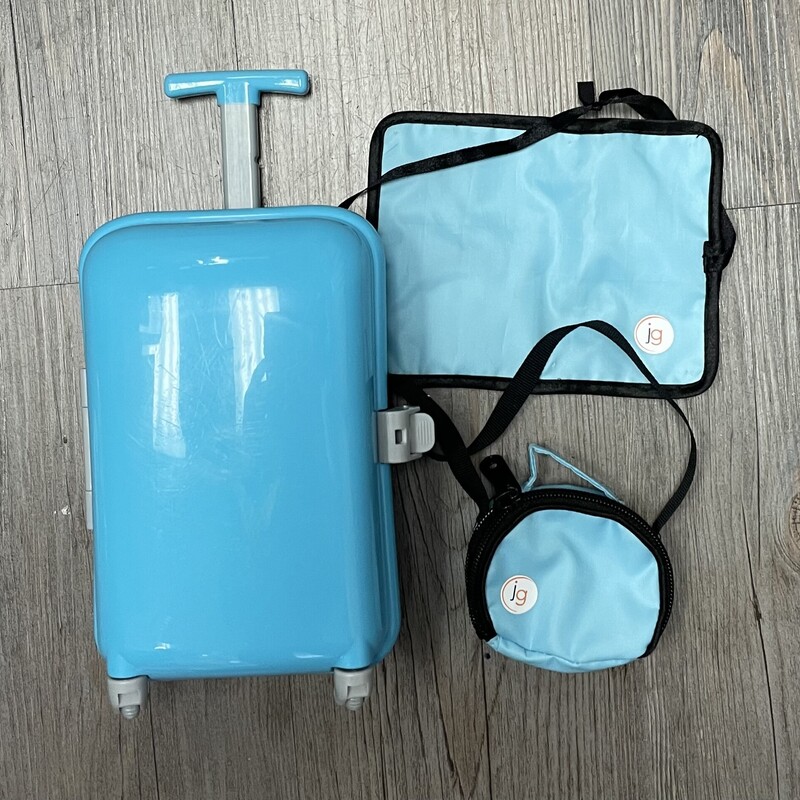 JG Luggage Set, Blue, Size: 18 Inch