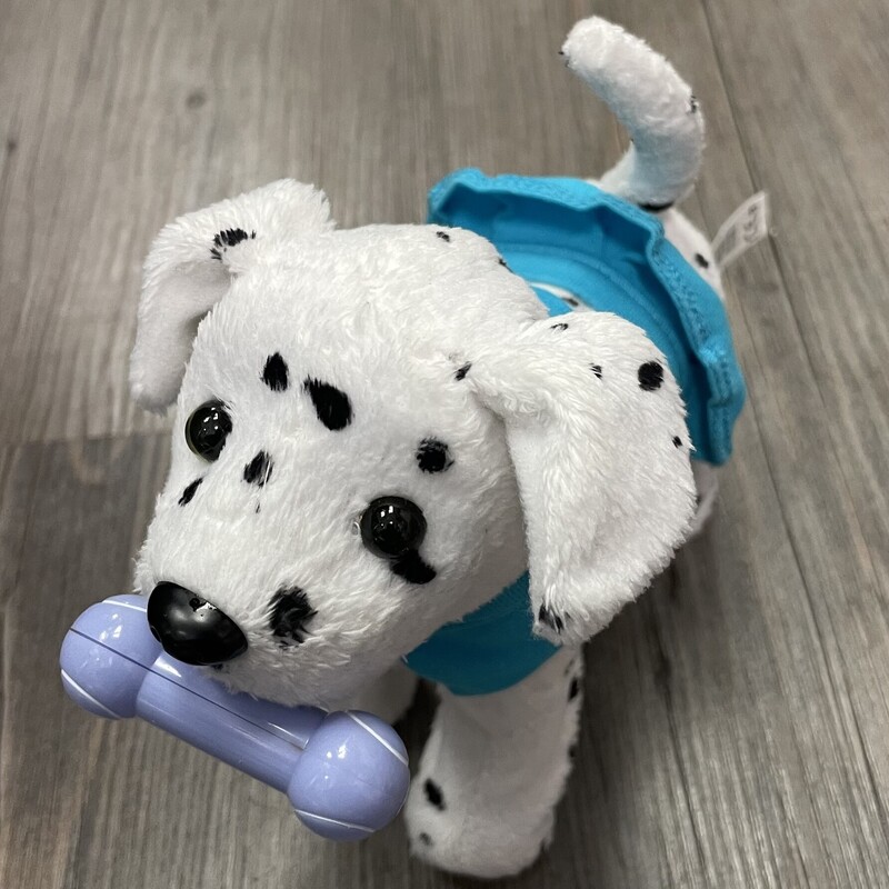 AG Dalmation Dog, White/Bl, Size: 7 Inch