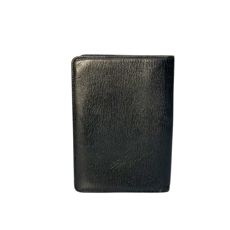 Chanel Bifold Pocket Small Wallet Black<br />
<br />
Date Code:6771568<br />
<br />
Dimensions:<br />
6 L x 4.25W x .25 D<br />
<br />
Very Good condition. Light wear around the exterior and on the interior. Normal wear to the interior pockets.<br />
<br />
<br />
Does not come with the original dust bag or box.