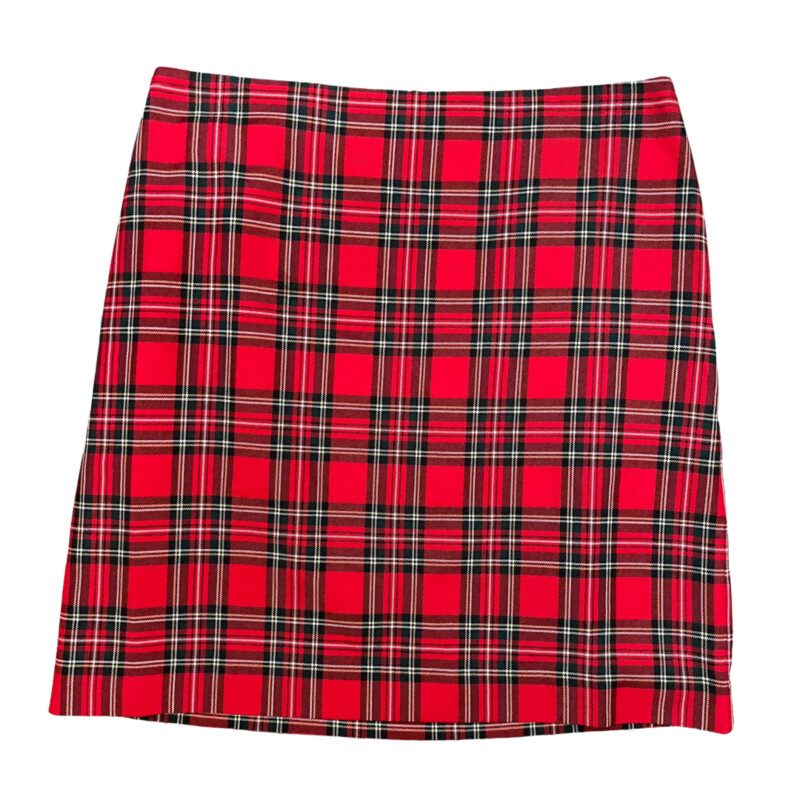 Talbots Plaid Skirt<br />
Fully Lined<br />
Colors: Red, Green, White and Yellow<br />
Size: 10