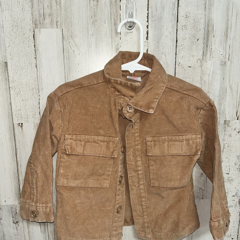 2T Corduroy Jacket, Tan, Size: Girl 2T