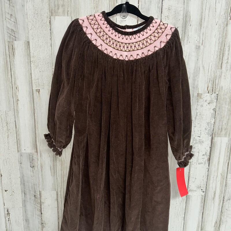 3T Brown Smock Dress